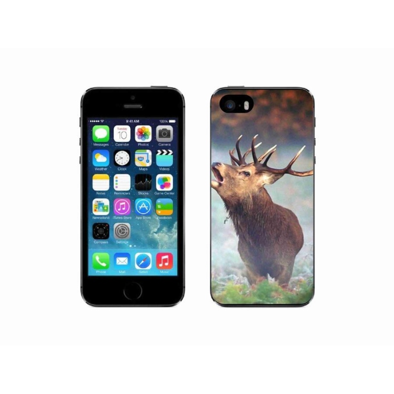 Gelový obal mmCase na mobil iPhone 5/5s - jelen 2