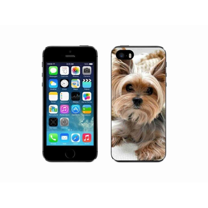Gelový obal mmCase na mobil iPhone 5/5s - jorkšír 5