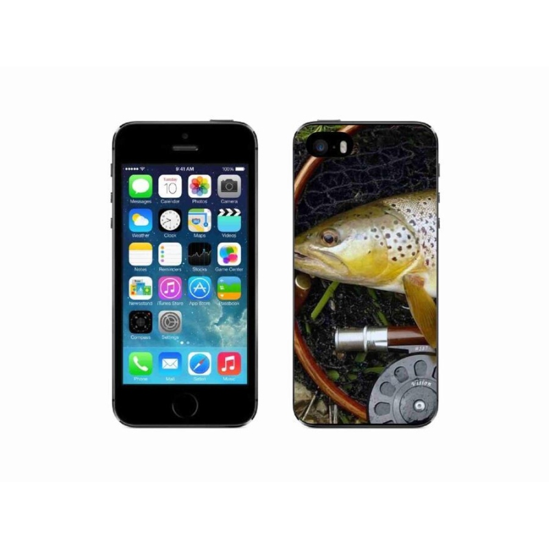 Gelový obal mmCase na mobil iPhone 5/5s - pstruh 2
