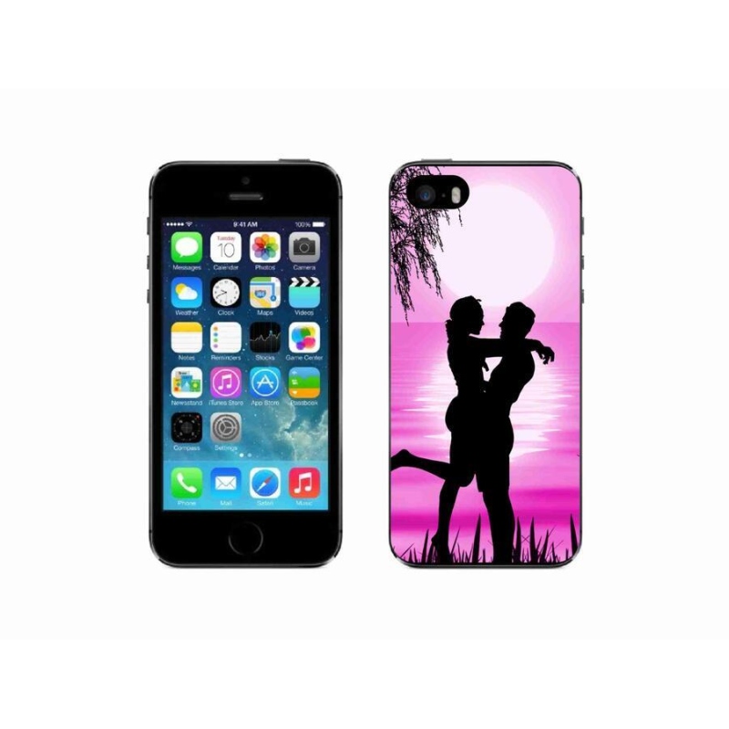 Gelový obal mmCase na mobil iPhone 5/5s - západ slunce