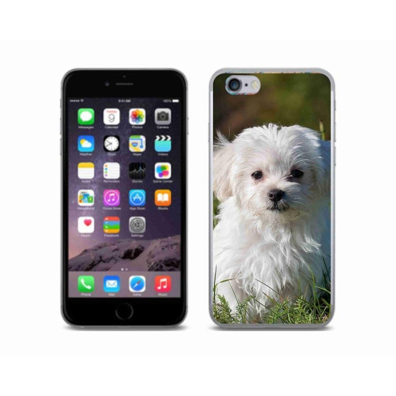 Gelový obal mmCase na mobil iPhone 6/6s - bišonek