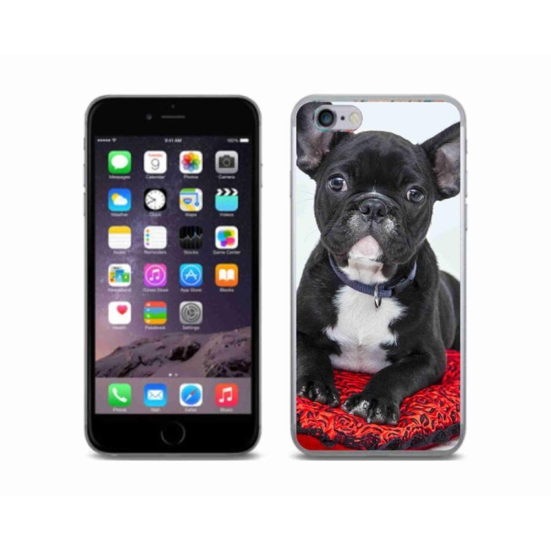 Gelový obal mmCase na mobil iPhone 6/6s - buldok