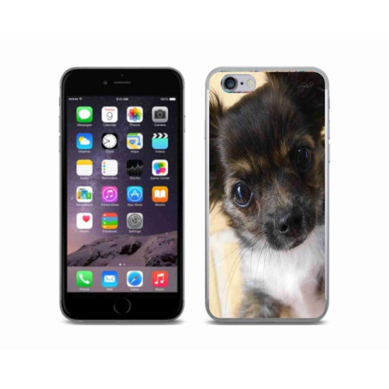 Gelový obal mmCase na mobil iPhone 6/6s - čivava 2
