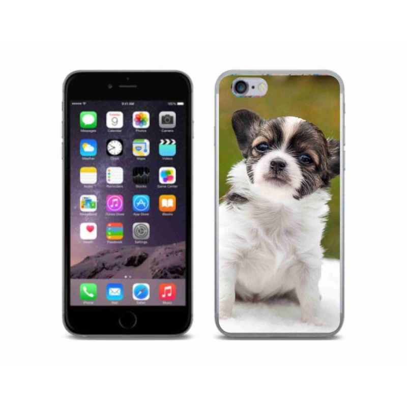 Gelový obal mmCase na mobil iPhone 6/6s - čivava 4