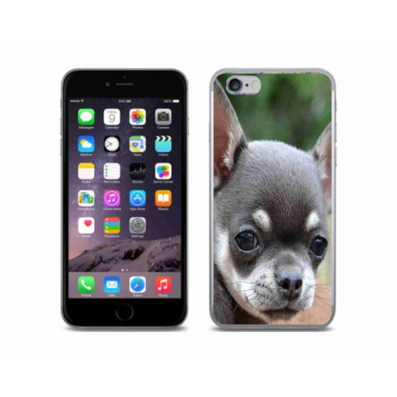 Gelový obal mmCase na mobil iPhone 6/6s - čivava