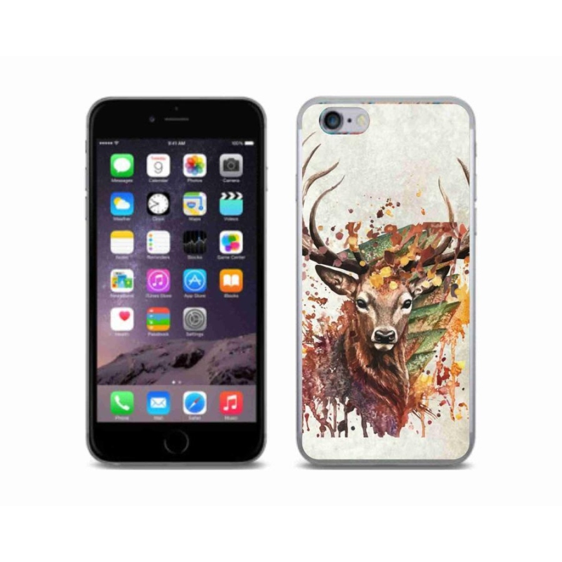 Gelový obal mmCase na mobil iPhone 6/6S - jelen 1