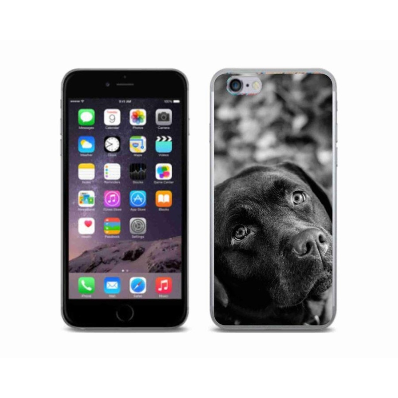 Gelový obal mmCase na mobil iPhone 6/6S - labrador