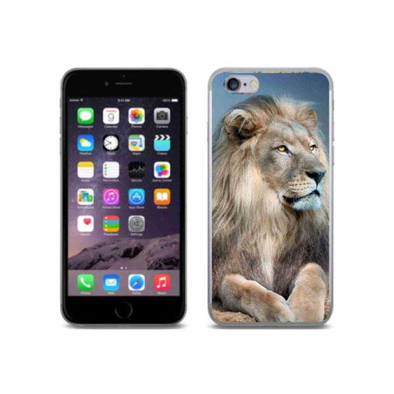 Gelový obal mmCase na mobil iPhone 6/6S - lev 1