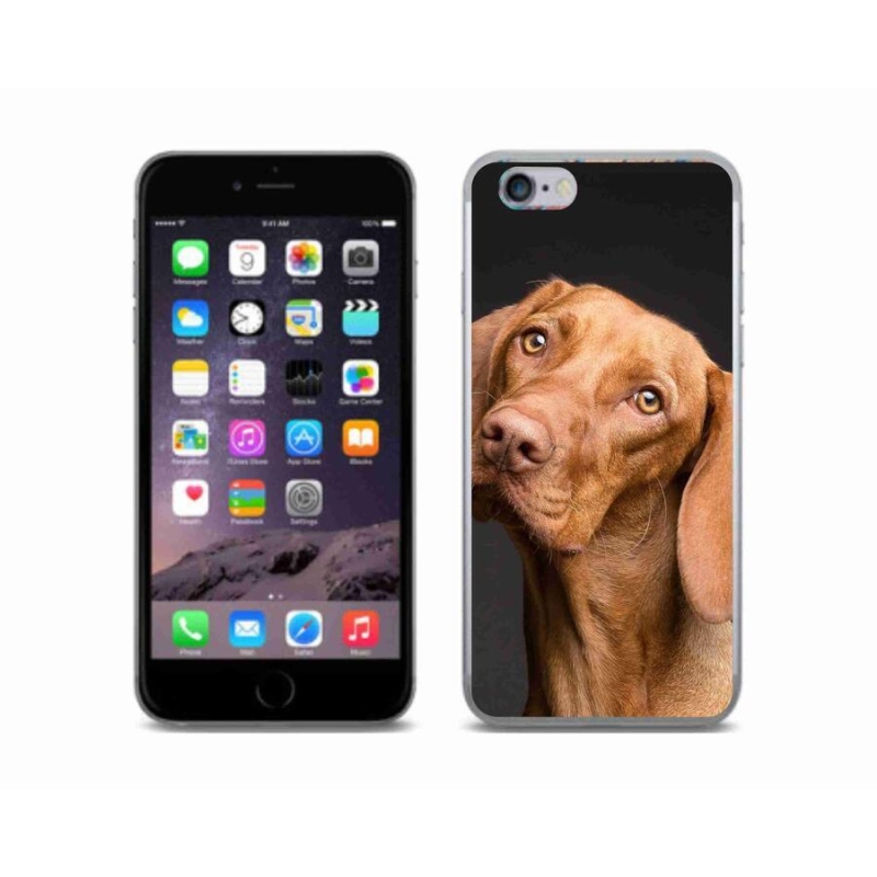 Gelový obal mmCase na mobil iPhone 6/6S - maďarský ohař