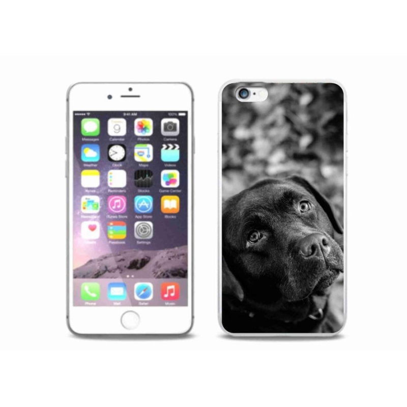 Gelový obal mmCase na mobil iPhone 6/6S Plus - labrador