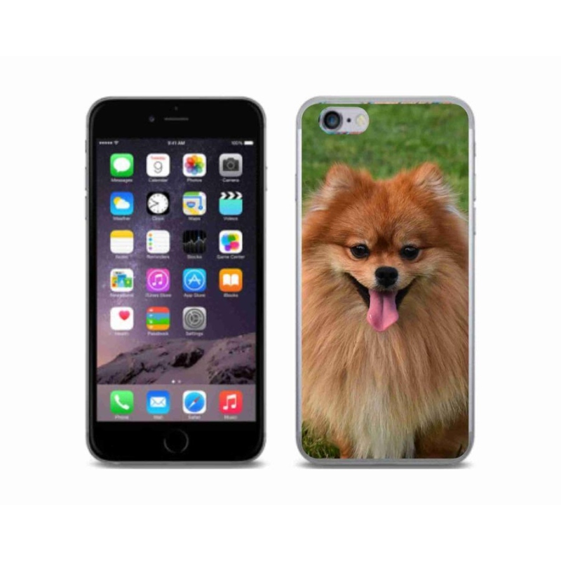 Gelový obal mmCase na mobil iPhone 6/6S - pomeranian