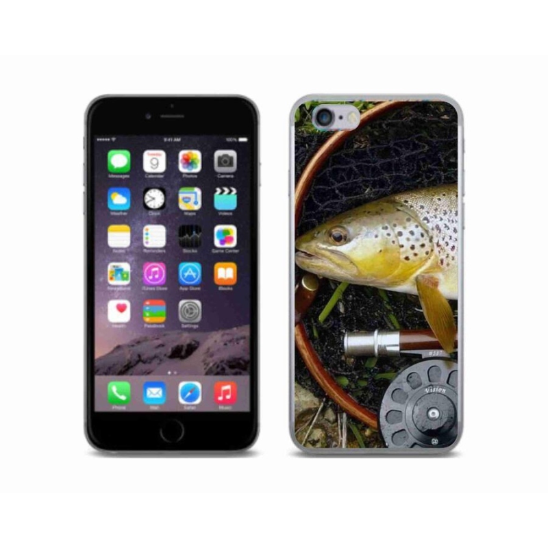 Gelový obal mmCase na mobil iPhone 6/6S - pstruh 2