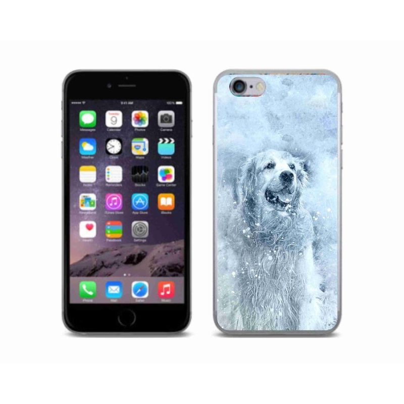 Gelový obal mmCase na mobil iPhone 6/6S - retrívr