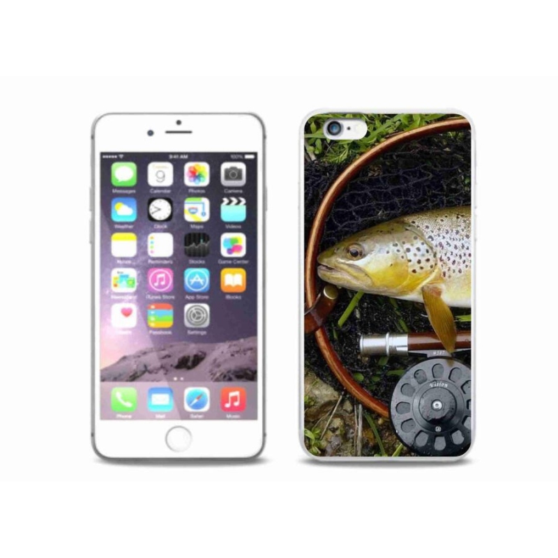 Gelový obal mmCase na mobil iPhone 6 Plus/6S Plus - pstruh 2