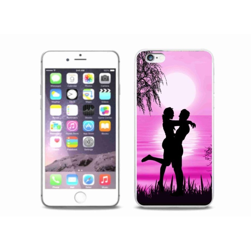 Gelový obal mmCase na mobil iPhone 6 Plus/6S Plus - západ slunce
