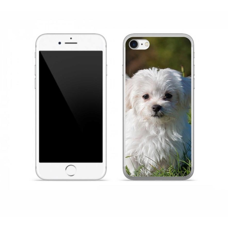 Gelový obal mmCase na mobil iPhone 7 - bišonek