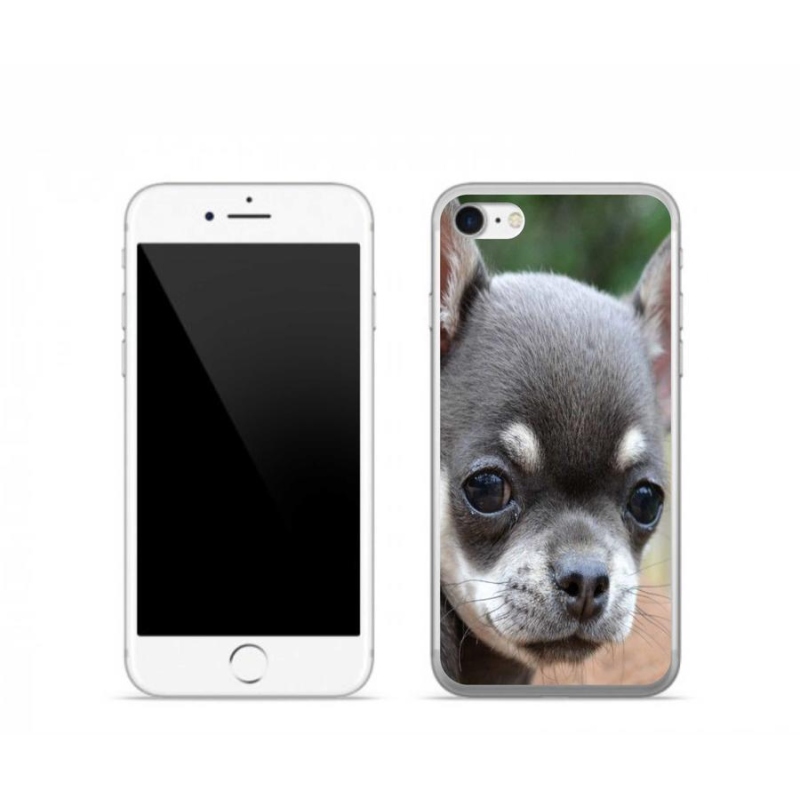 Gelový obal mmCase na mobil iPhone 7 - čivava