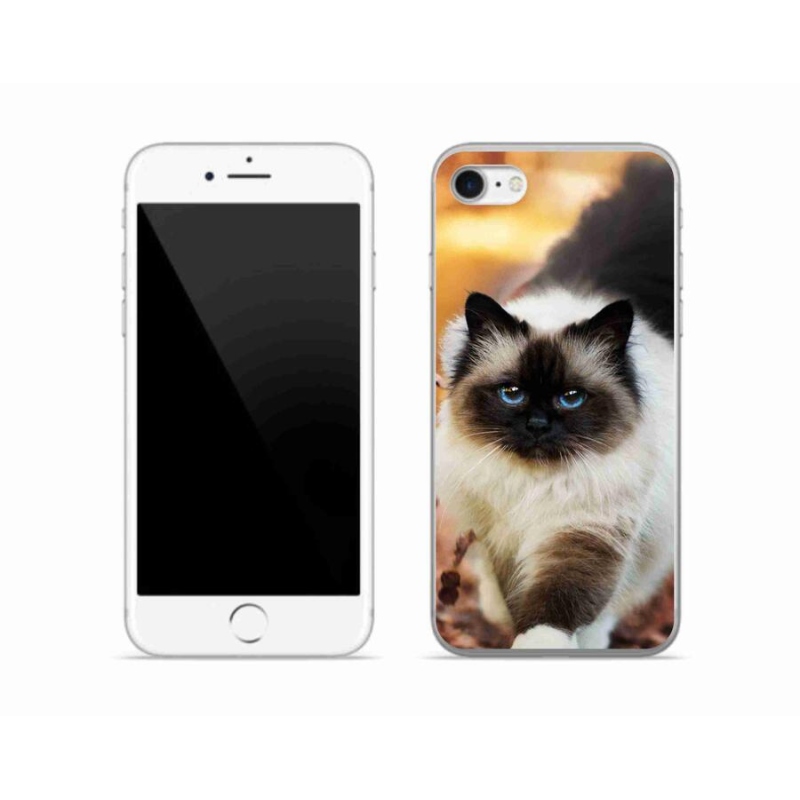 Gelový obal mmCase na mobil iPhone 7 - kočka 1