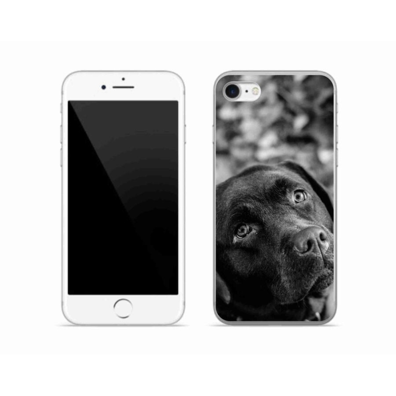 Gelový obal mmCase na mobil iPhone 7 - labrador