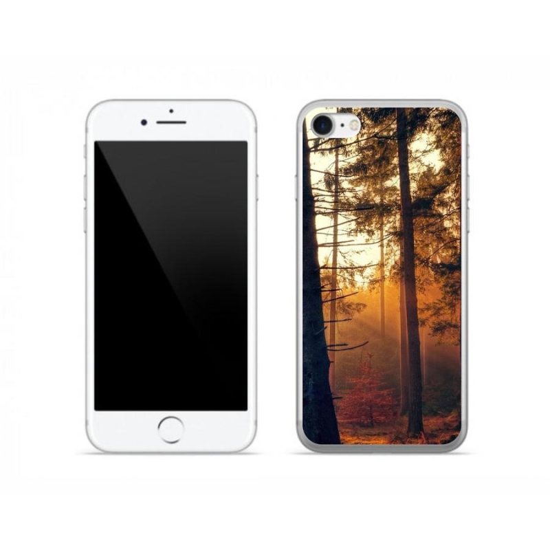 Gelový obal mmCase na mobil iPhone 7 - les