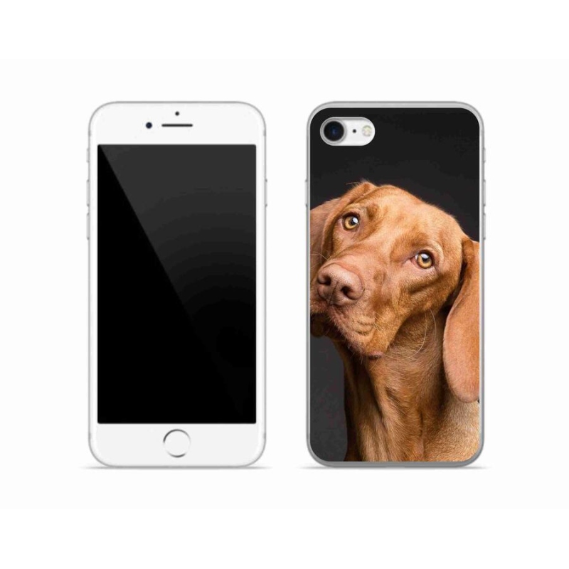 Gelový obal mmCase na mobil iPhone 7 - maďarský ohař