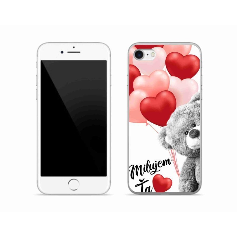 Gelový obal mmCase na mobil iPhone 7 - milujem Ťa sk