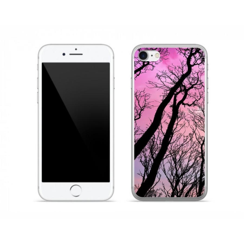 Gelový obal mmCase na mobil iPhone 7 - opadané stromy