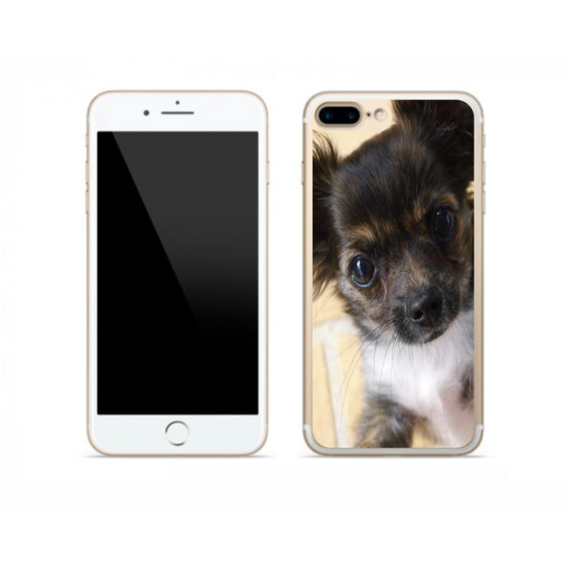 Gelový obal mmCase na mobil iPhone 7 Plus - čivava 2