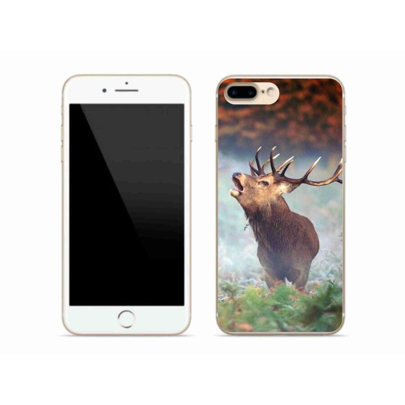 Gelový obal mmCase na mobil iPhone 7 Plus - jelen 2