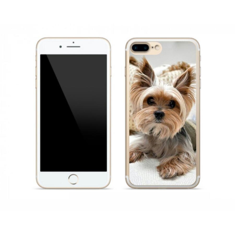 Gelový obal mmCase na mobil iPhone 7 Plus - jorkšír 5