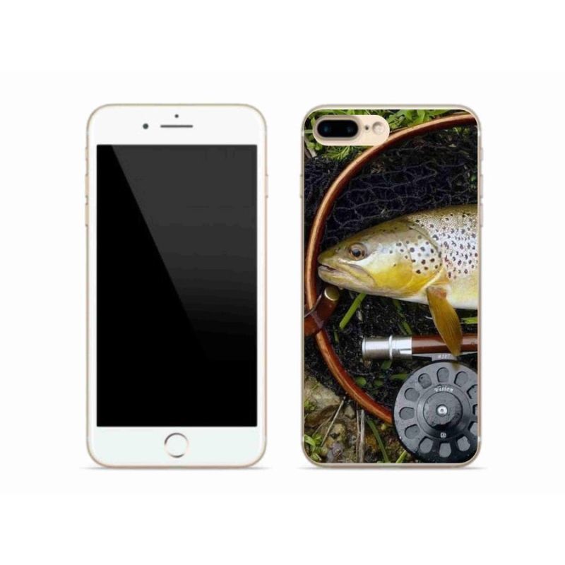 Gelový obal mmCase na mobil iPhone 7 Plus - pstruh 2
