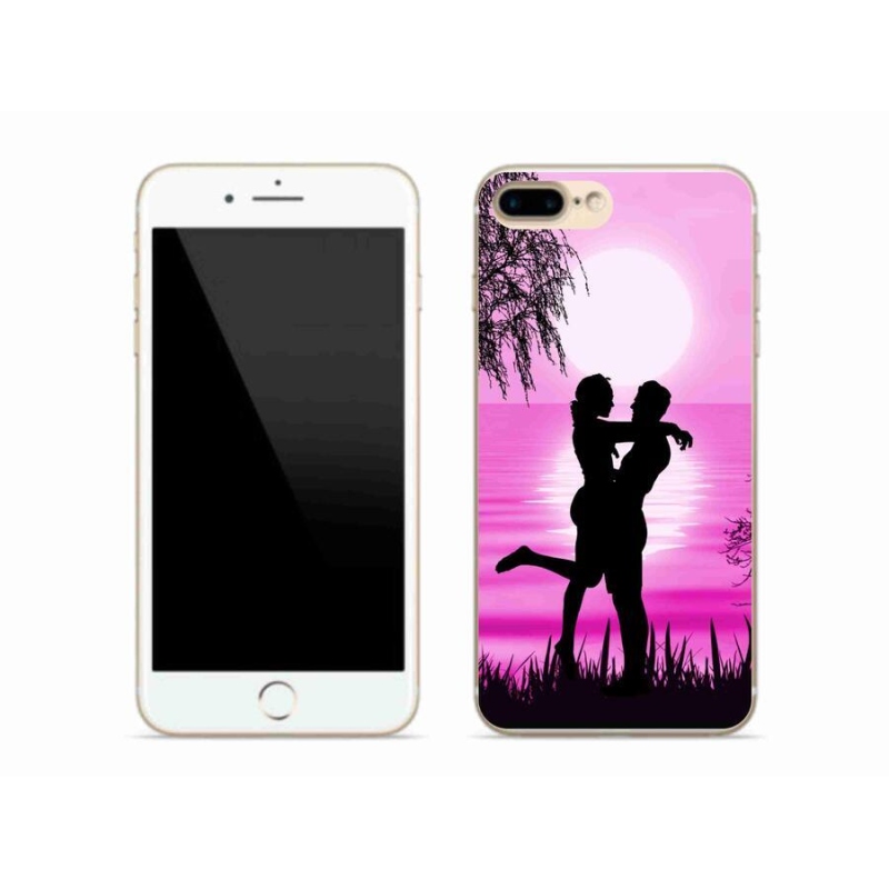 Gelový obal mmCase na mobil iPhone 7 Plus - západ slunce
