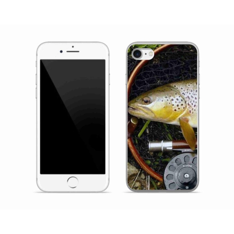 Gelový obal mmCase na mobil iPhone 7 - pstruh 2