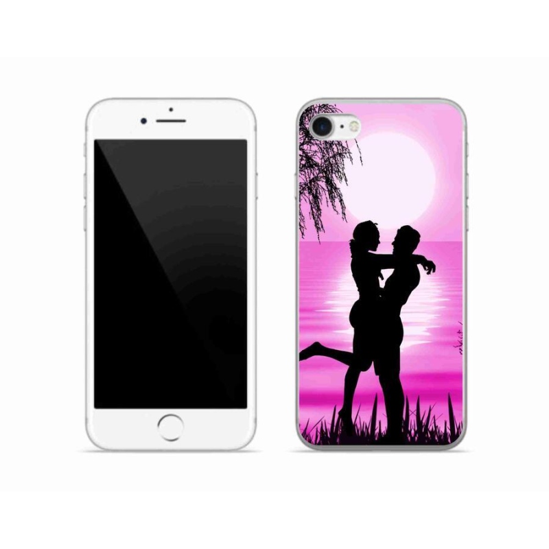 Gelový obal mmCase na mobil iPhone 7 - západ slunce