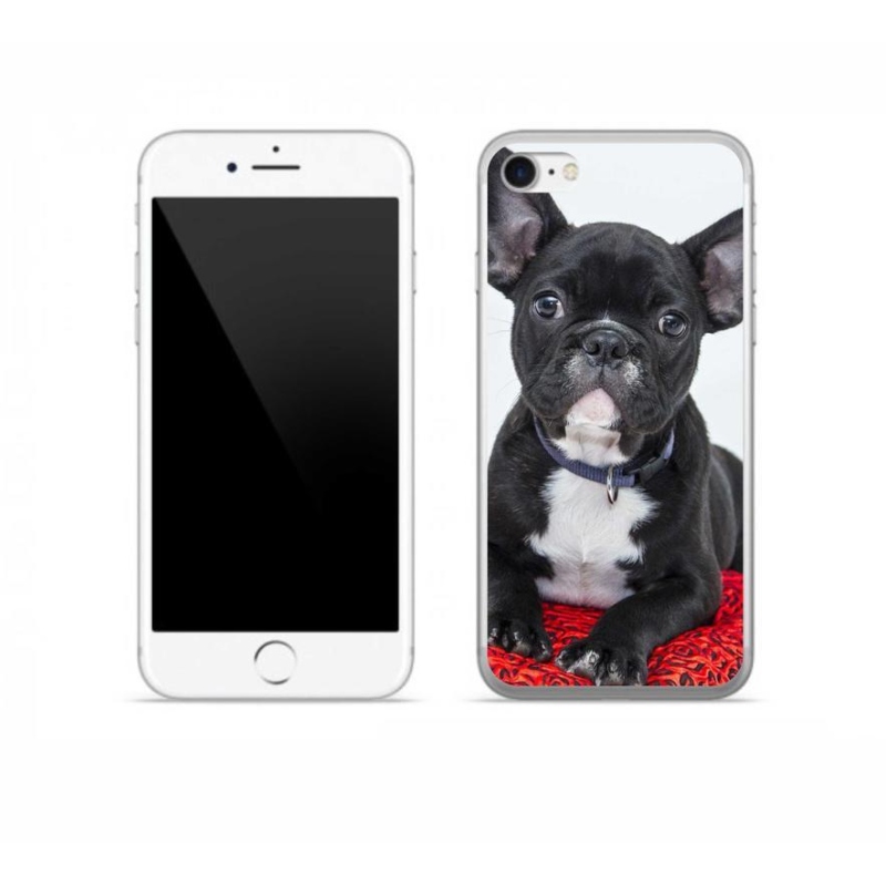 Gelový obal mmCase na mobil iPhone 8 - buldok