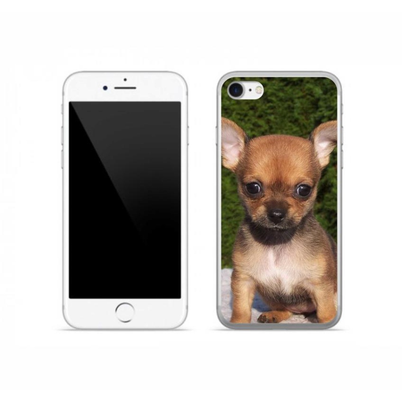 Gelový obal mmCase na mobil iPhone 8 - čivava 3