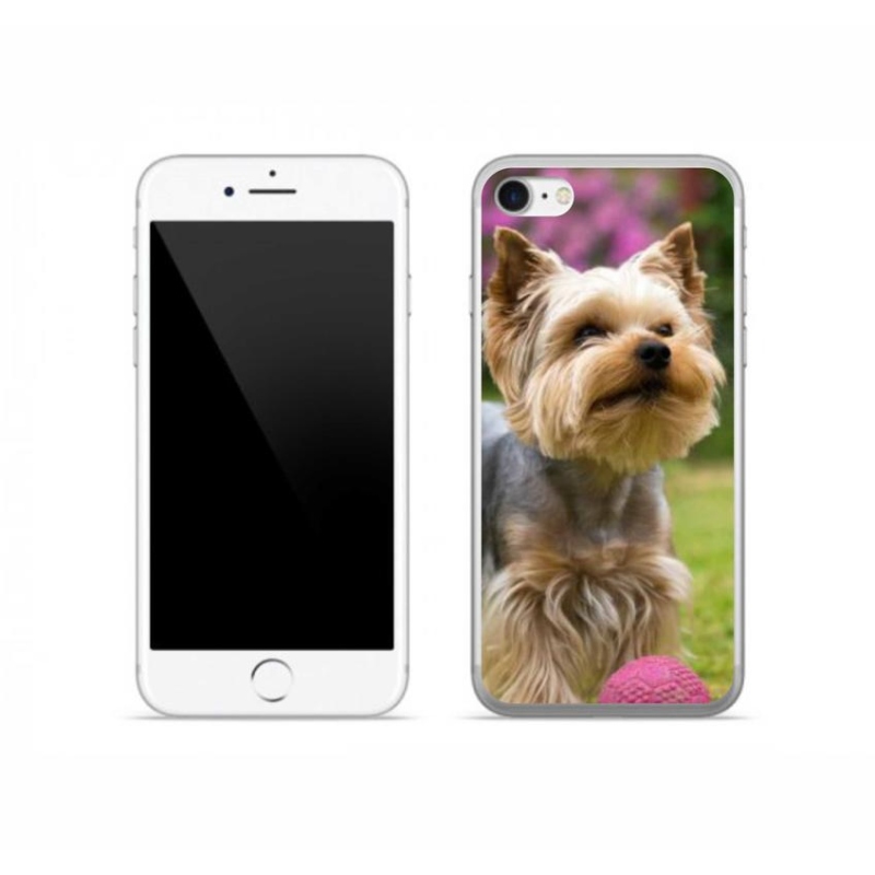 Gelový obal mmCase na mobil iPhone 8 - jorkšír 4