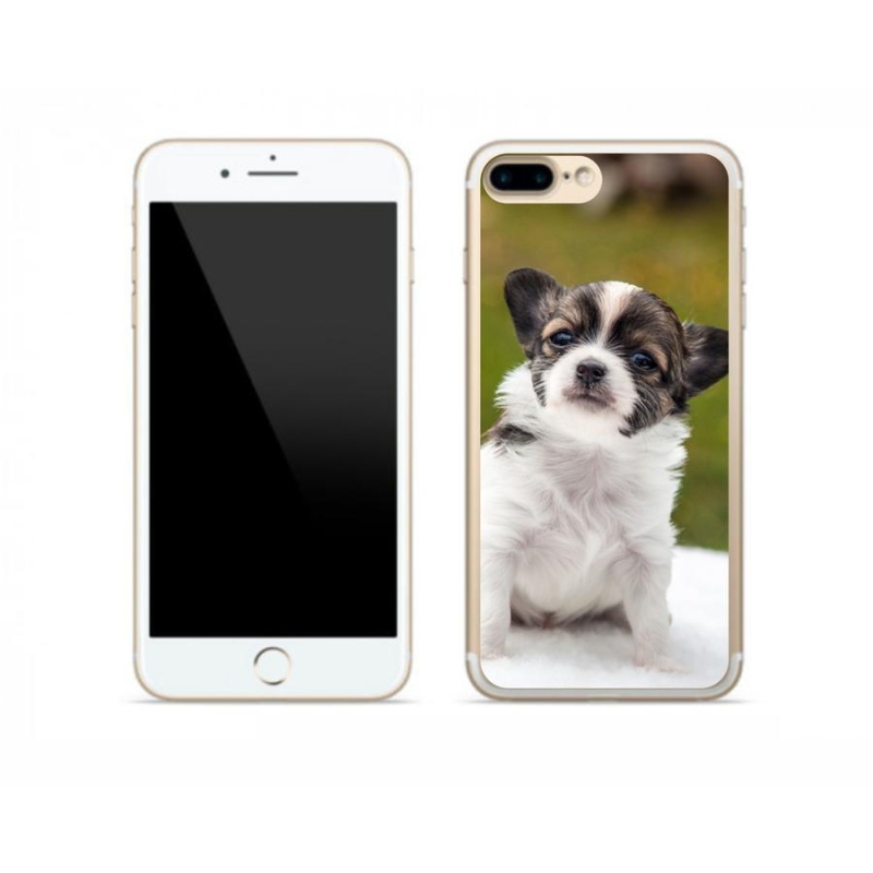 Gelový obal mmCase na mobil iPhone 8 Plus - čivava 4