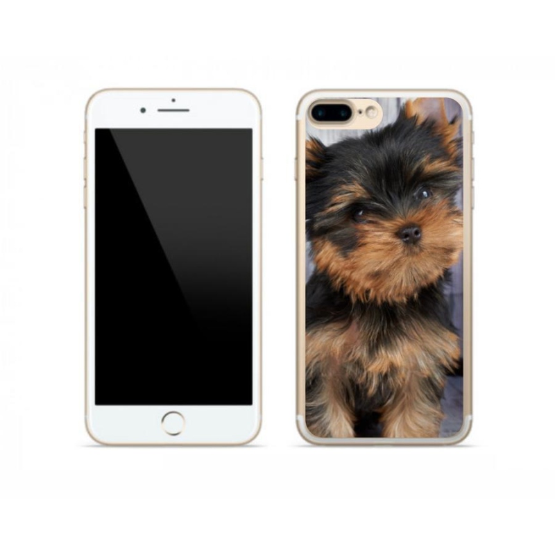 Gelový obal mmCase na mobil iPhone 8 Plus - jorkšír 9