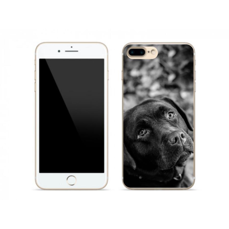 Gelový obal mmCase na mobil iPhone 8 Plus - labrador