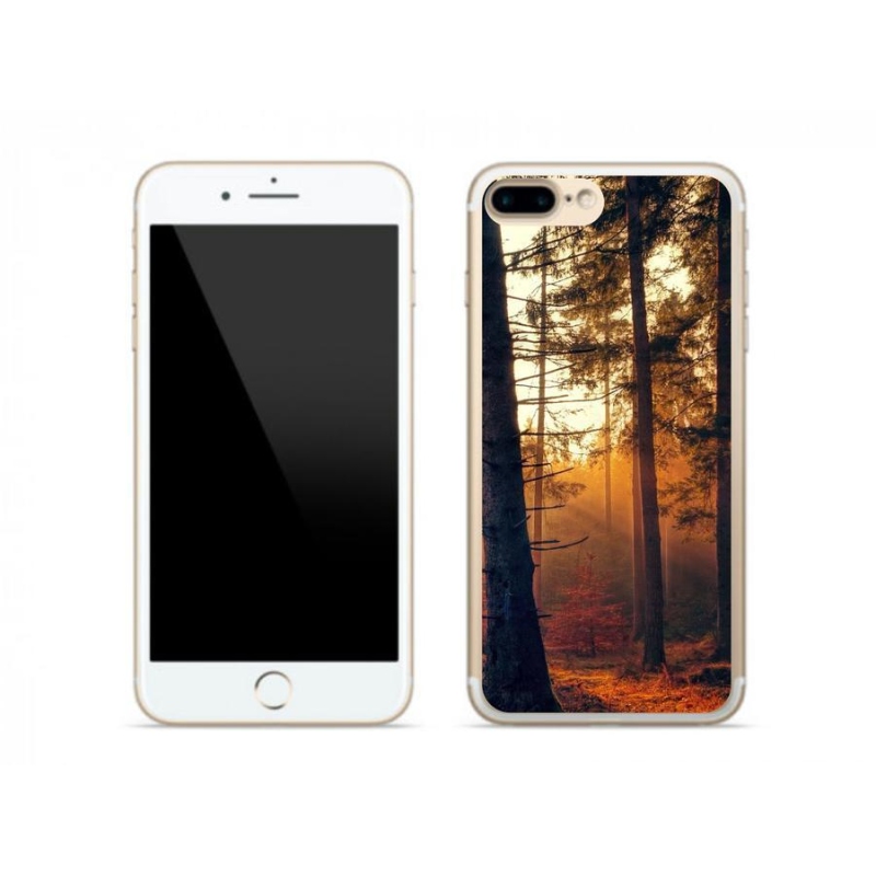 Gelový obal mmCase na mobil iPhone 8 Plus - les