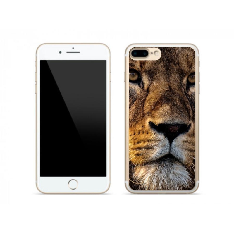 Gelový obal mmCase na mobil iPhone 8 Plus - lev