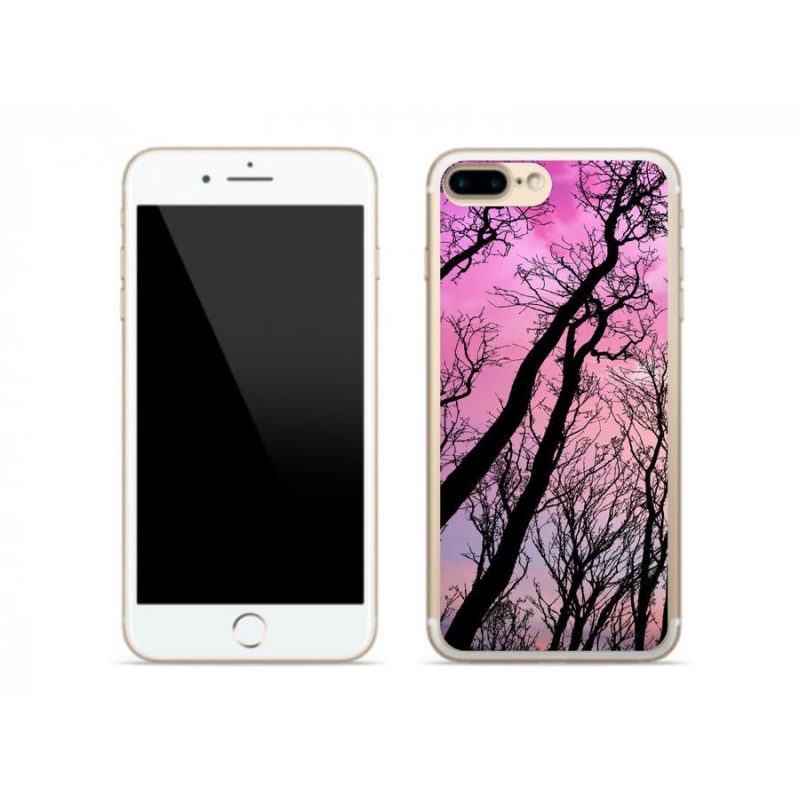 Gelový obal mmCase na mobil iPhone 8 Plus - opadané stromy