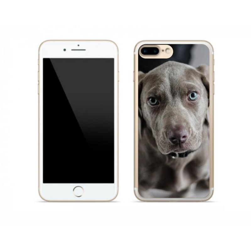 Gelový obal mmCase na mobil iPhone 8 Plus - výmarský ohař