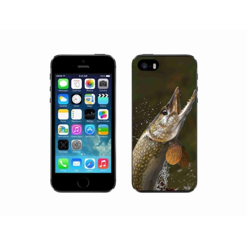 Gelový obal mmCase na mobil iPhone SE (2016) - štika
