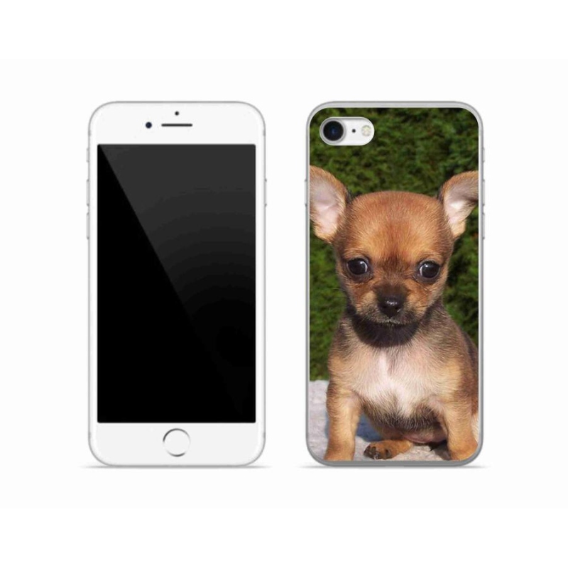 Gelový obal mmCase na mobil iPhone SE (2022) - čivava 3