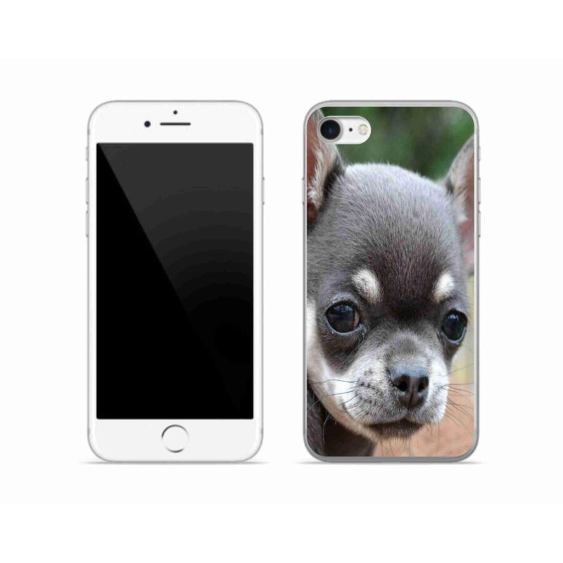 Gelový obal mmCase na mobil iPhone SE (2022) - čivava