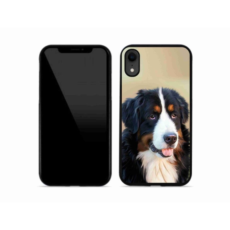 Gelový obal mmCase na mobil iPhone XR - bernský salašnický pes
