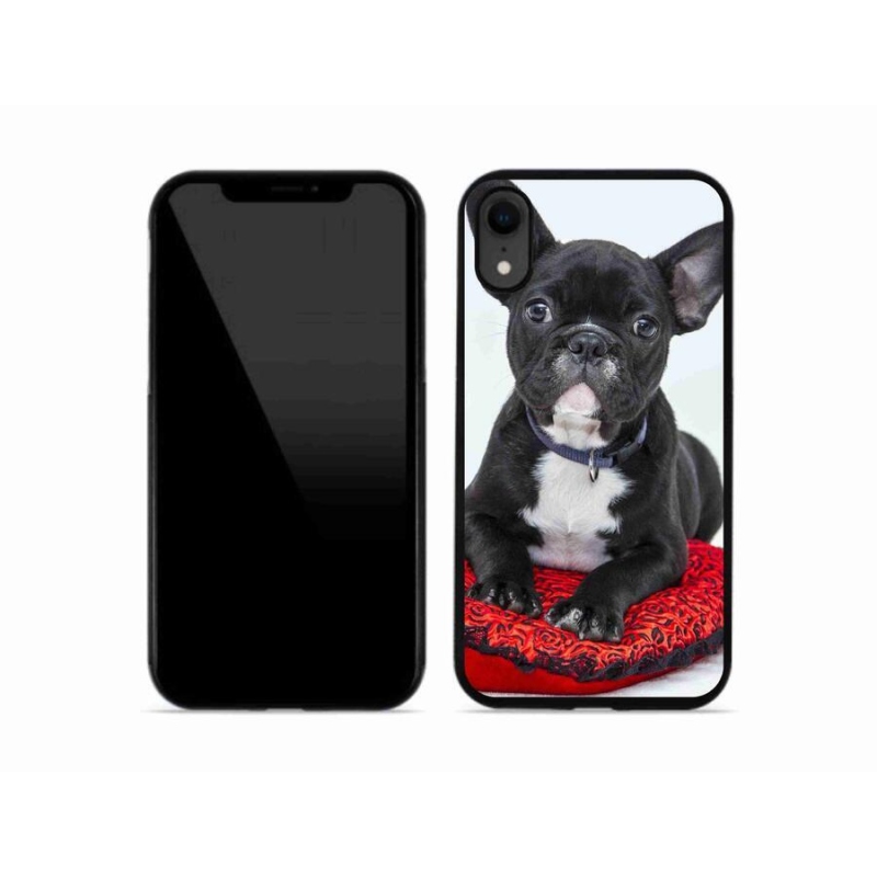 Gelový obal mmCase na mobil iPhone XR - buldok