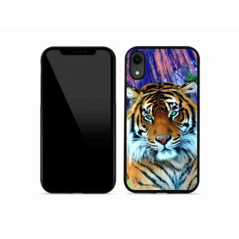 Gelový obal mmCase na mobil iPhone XR - tygr